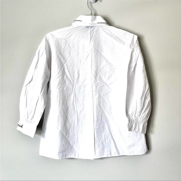 Mimisol girls beaded white blouse - Picture 4 of 10